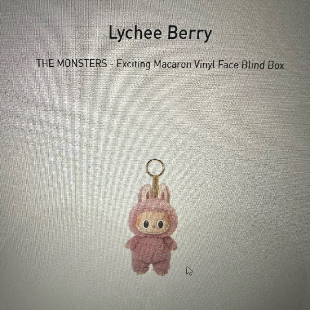 POPMART The Monsters Labubu -Lychee berry